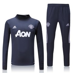 Тренировочный костюм Манчестер Юнайтед (MAUTK05), Adidas, Взрослая, Мужская, Синий, Манчестер Юнайтед, S
