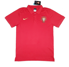 Футболка поло Португалія (FP0037), Nike, Доросла, Чоловіча, Червоний, Португалия, S