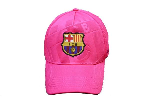 Футбольна кепка Барселона (рожева)