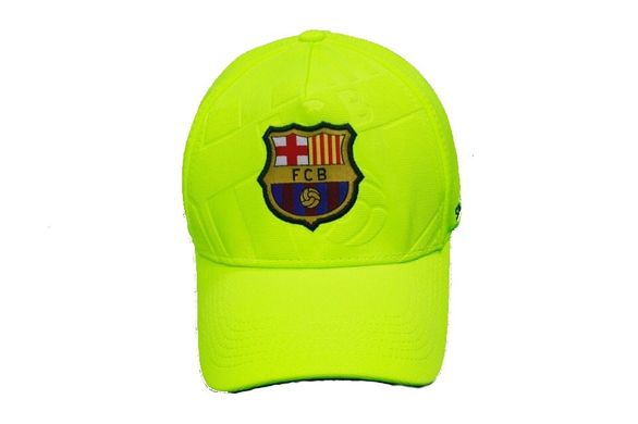 Футбольна кепка Барселона (салатова)