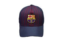 Футбольна кепка Барселони (бордово-синя)