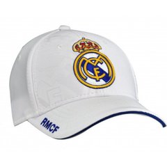 Футбольная кепка Реал Мадрид (белая), Adidas, Взрослая, Белый, Реал Мадрид
