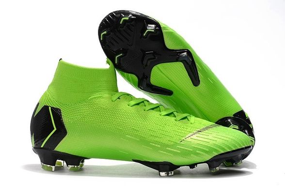 Бутсы Nike Mercurial Superfly 6 зеленые