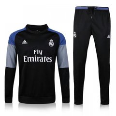 Тренувальний костюм Реал Мадрид (REMTK09), Adidas, Доросла, Чоловіча, Чорний, Реал Мадрид, S